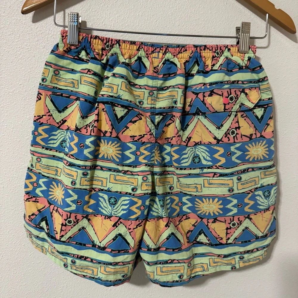 Patagonia Baggies Short Geo Salamander Print Lined Outdoor Beach 2024 X-Small